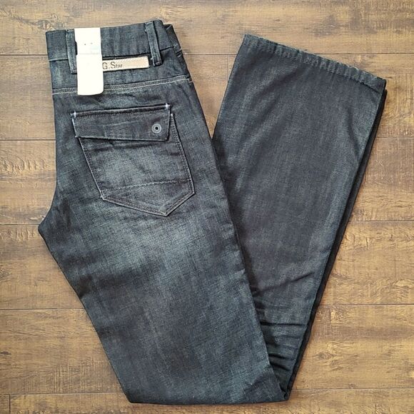 New With Tag G-Star Raw Denim Size 25x34 Gate Slacks Women's 100% Cotton Jeans - Picture 7 of 12